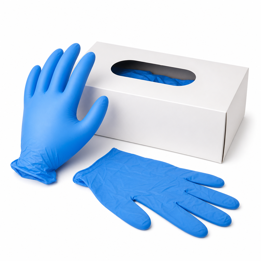 Boardwalk Powder-Free Nitrile Gloves, Blue, Large, 1,000/Case
